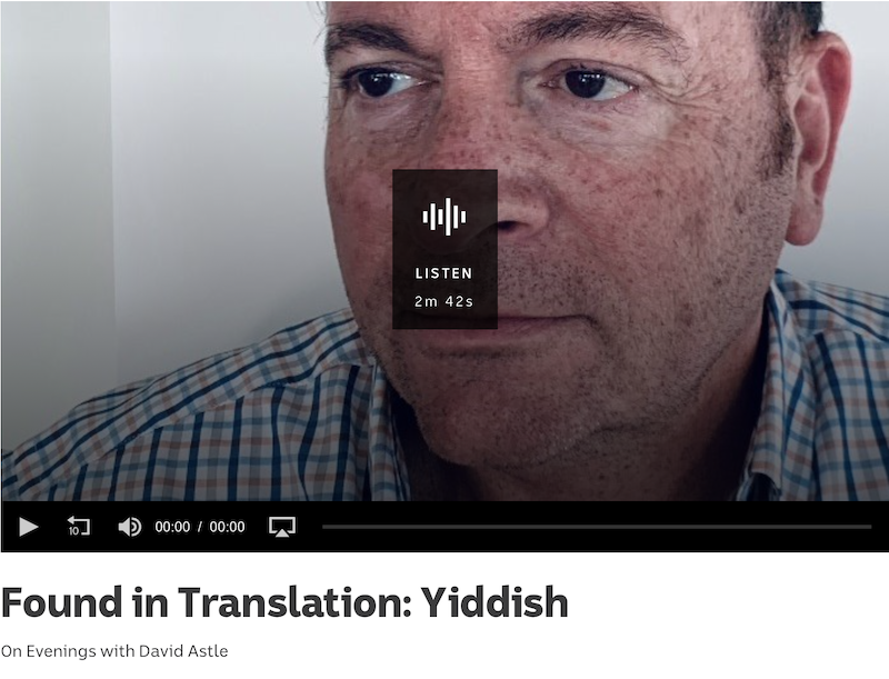 Joe Tigel Found in Translation with David Astle